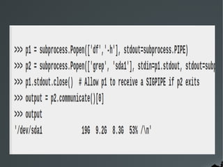 Python session 4 subprocess- by Gopal.A (Python developer)