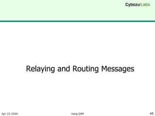 Using Q4M - a message queue storage engine for MySQL
