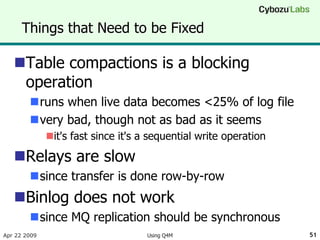 Using Q4M - a message queue storage engine for MySQL
