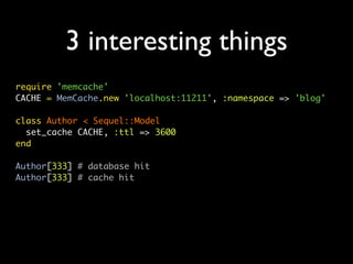 Rails and alternative ORMs