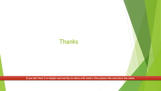 Thanks
If you feel that it is helpful and worthy to share with others then please like and share the same.
 