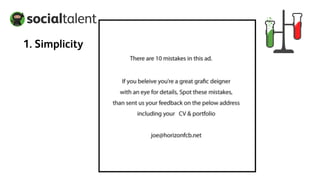 1. Simplicity
 