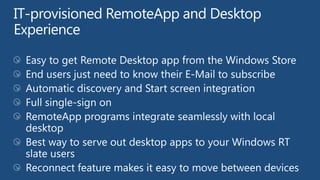 RemoteFX & RDS in Windows Server 2012