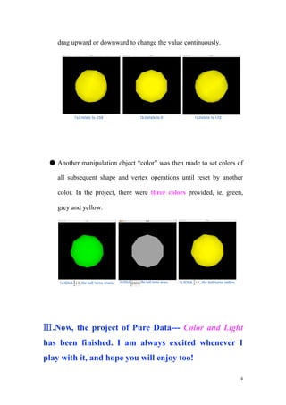 Report On  Pure Data and Gem