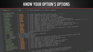 KNOW YOUR OPTION’S OPTIONS
 