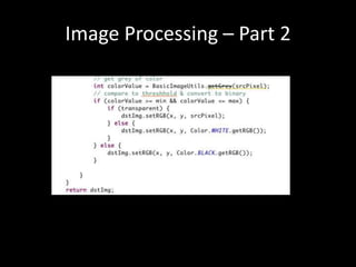 Image Processing – Part 2