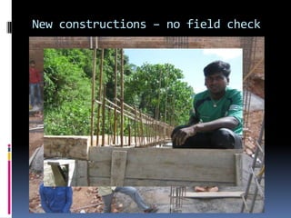 New constructions – no field check
 