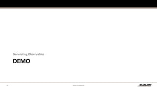 DemoGenerating Observables