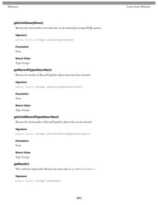 Salesforce Apex Language Reference