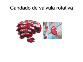Candado de válvula rotativa
 