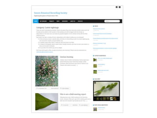 Sussex Botanical Recording Society website