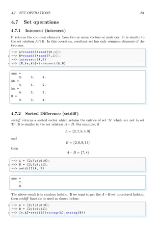 Think Like Scilab and Become a Numerical Programming Expert- Notes for Beginners 2 of 2 by Arun Umrao