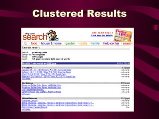 Clustered Results 