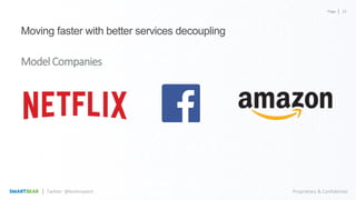Page
Proprietary & Confidential
10
Twitter: @keshinpoint
Moving faster with better services decoupling
Model Companies
 