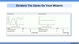 ESTIMATE THE USERS ON YOUR WEBSITE
 