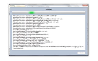 SignalR for ASP.NET Developers