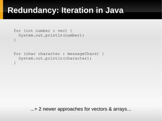 Conceptual consistency 