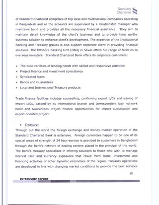 Sme banking of standard chartered bank by lecturesheets & lecturesheet.com