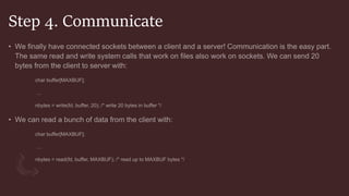 Step 4. Communicate
 