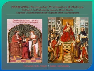Fernando II de Aragón  e  Isabel I de  Castilla .  