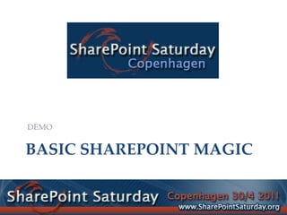 BASIC SHarePoint magicDEMO
