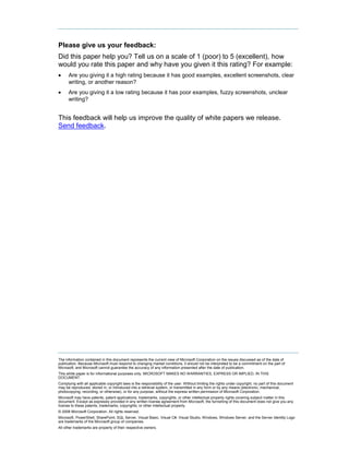 Sql server 2008 r2 data mining whitepaper overview
