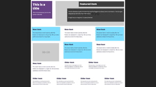 Render Conf: Start using CSS Grid Layout Today