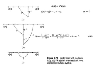 Structures for discrete time systems