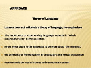 Suggestopedia  ppt 