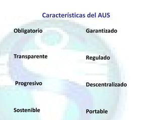 Características del AUS
 