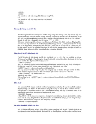 Tai Lieu Html