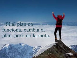~Si el plan no
funciona, cambia el
plan, pero no la meta.
PROGRAMA DE CÓMPUTO A - USAT 5
 