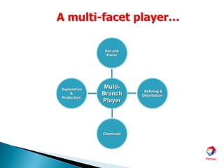 Multi-
Branch
Player
Gas and
Power
Refining &
Distribution
Chemicals
Exploration
&
Production
 