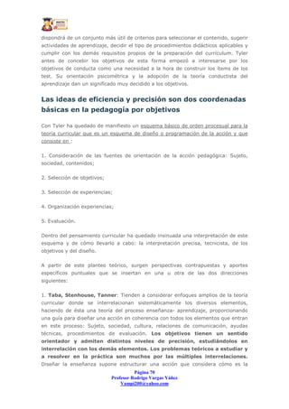 Teoriacurricular