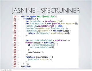 JASMINE - SPECRUNNER




Monday, October 15, 12
 