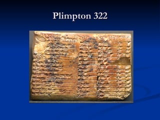 Plimpton 322 
