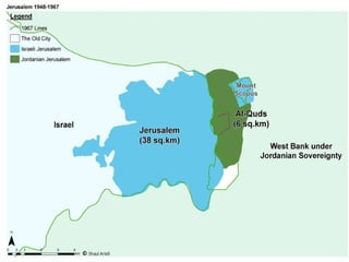 The Territorial Aspects of the Israeli Palestinian Conflict