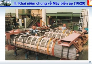 28
II. Khái niệm chung về Máy biến áp (16/29)
 
