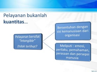 Pelayanan bukanlah
kuantitas…
 