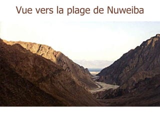Vue vers la plage de Nuweiba 