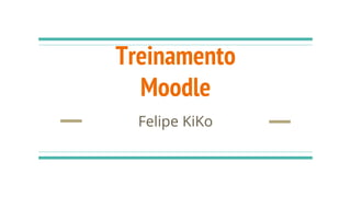Treinamento moodle