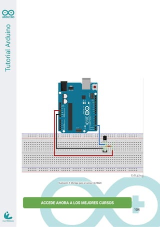 Ilustración 5 Montaje para el sensor ds18b20
104
 