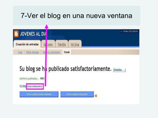 7-Ver el blog en una nueva ventana 