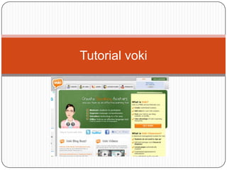 Tutorial voki
 