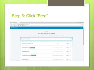 Step 6: Click “Free”
 