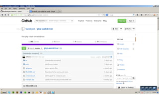 Acceptance testing with Selenium 2 and PHPUnit