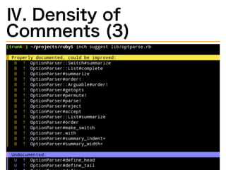 Ⅳ.�Density�of�
Comments�(3)
18/39
 