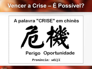 Vencer a Crise – É Possível?
 