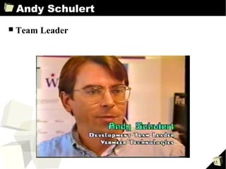 11
Andy Schulert
■ Team Leader
 