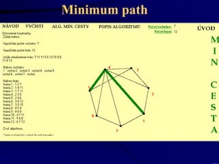 Minimum path
 